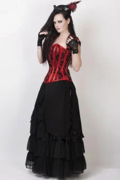 The Corset Company Steampunk & Victorian Black Long Victorian Inspired Skirt