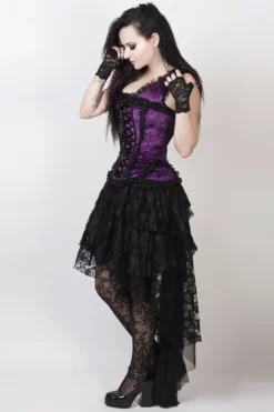 The Corset Company Black Lace Burlesque Skirt Bustles & Crinolines