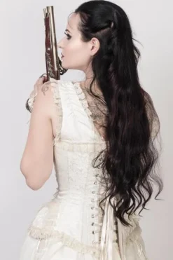 The Corset Company Corset Cream Brocade And Lace Corsets & Corset Dresses