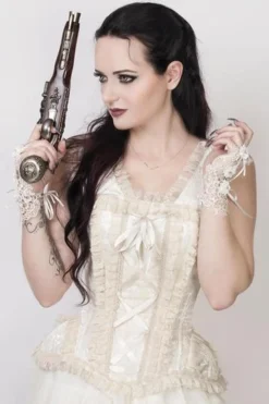 The Corset Company Corset Cream Brocade And Lace Corsets & Corset Dresses