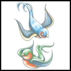 Tinsley Transfers Swallows Tattoos & Tattoo Effects