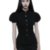 Western Fashion Steampunk Puff Sleeve Blouse
