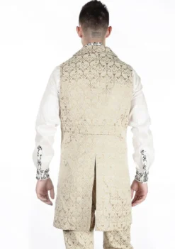 Pentagramme Gothique Gold Waistcoat Gothic Aristocrat