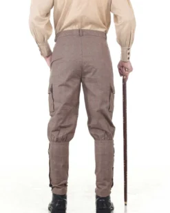 Pirate Dressing Architect Gaiter Pants - Checkered