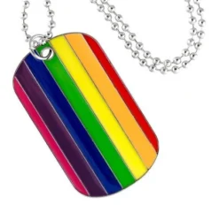 AABStyle PRIDE Dog Tag Necklaces & Earrings