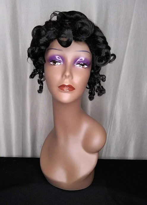 Alicia International Gibson Gal Wig Black 4 Alicia International Gibson Gal Wig Black