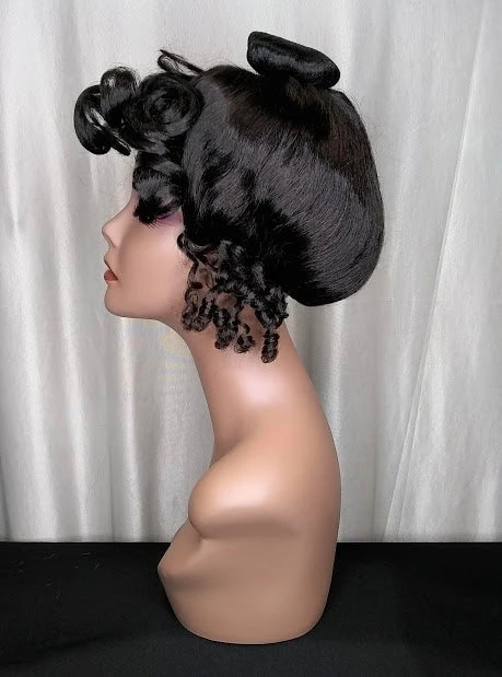 Alicia International Gibson Gal Wig Black 7 Alicia International Gibson Gal Wig Black