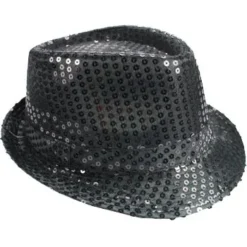 Buy 4 Store Sequin Hats Sequin Trilby Fedora In 4 Colors
