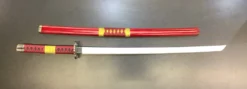 Top Quest Inc. Foam Samurai Sword W/Burgundy & Black Handle & Burgundy Scabbard W/Gold