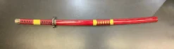 Top Quest Inc. Foam Samurai Sword W/Burgundy & Black Handle & Burgundy Scabbard W/Gold