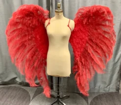 Boa Novelty Feather Angel Wings In Black, White, Or Red 17 Boa Novelty Feather Angel Wings In Black, White, Or Red