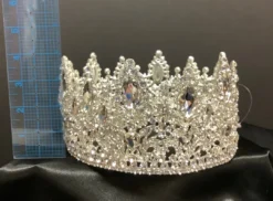 Empire Enterprise Rhinestone Crown 7" Diameter. Crowns & Tiaras