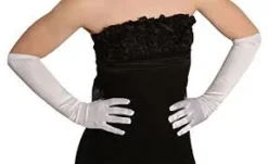 Costumes, Etc... Elbow Length Satin Gloves 15"