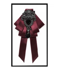 Brand Q, Inc Ribbon Bow Tie W/ Brooch 7 Brand Q, Inc Ribbon Bow Tie W/ Brooch