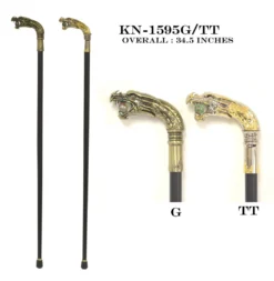 Sigma Impex Inc. Cane Dragon Gold Canes & Staffs