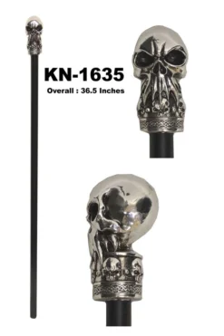Sigma Impex Inc. Cane Silver Skull