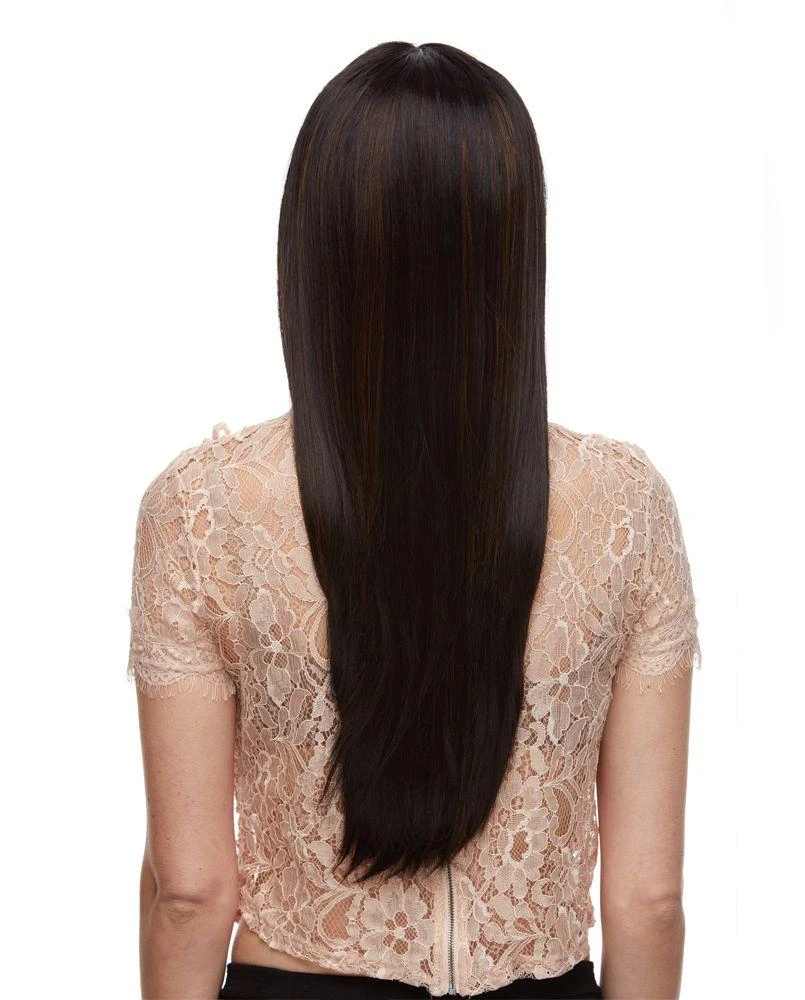 West Bay Dahlia Long Layered Lace Front Wig Black 5 West Bay Dahlia Long Layered Lace Front Wig Black