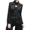 Pentagramme Gothique Gothic Tailcoat Women's Velvet Black 2 Pentagramme Gothique Gothic Tailcoat Women's Velvet Black