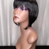 Alicia International Moto Bowl Cut Wig Black 2 Alicia International Moto Bowl Cut Wig Black
