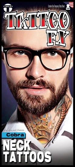 Tinsley Transfers King Cobra Tattoos & Tattoo Effects