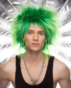 West Bay Punk Wig Black