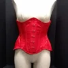 The Corset Company Underbust Red Satin Curvy Waist Trainer