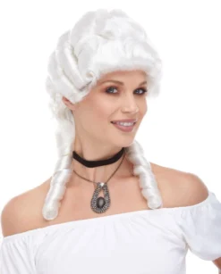 West Bay Grey & White Renaissance Lady Wig