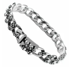AABStyle Bracelet Stainless Steel Skulls