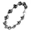 AABStyle Bracelets & Rings Bracelet Stainless Steel String Of Skulls
