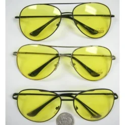 NAGIK Corp Aviator Yellow Lenses
