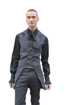 Pentagramme Gothique Black Waistcoat Gothic Aristocrat