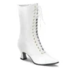 Pleaser Boot Victorian White 1 Pleaser Boot Victorian White