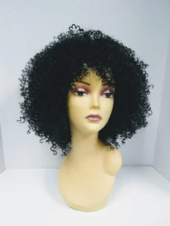 West Bay Black Maggie Tight Spiral Curls Wig 5 West Bay Black Maggie Tight Spiral Curls Wig